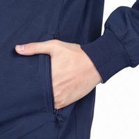 Men’s Classic Navy Polyester Jacket - Regular fit