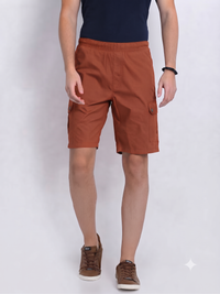 Men’s Rust Casual Shorts – Regular Fit