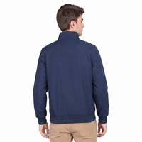 Men’s Classic Navy Polyester Jacket - Regular fit