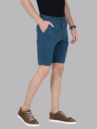 Majolica Blue Chino Shorts