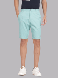 Question Mark Print Ocean Wave Chino Shorts