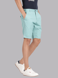 Question Mark Print Ocean Wave Chino Shorts