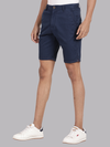 Overdyed Estate Blue Fold Up Chino Shorts