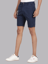 Overdyed Estate Blue Fold Up Chino Shorts