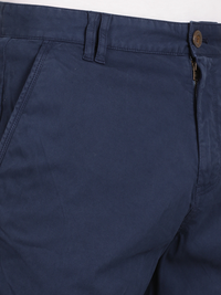 Overdyed Estate Blue Fold Up Chino Shorts