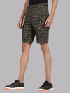 Camo Print Olive Cargo Shorts