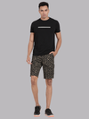 Camo Print Olive Cargo Shorts