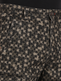 Camo Print Olive Cargo Shorts
