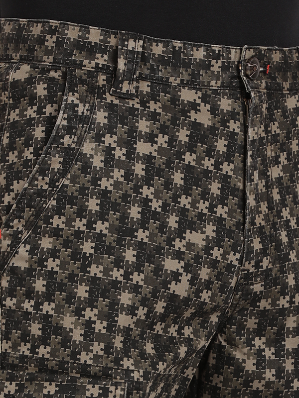 Camo Print Olive Cargo Shorts