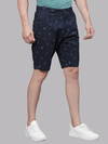 Sailboat Print Dark Navy Chino Shorts