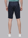 Sailboat Print Dark Navy Chino Shorts