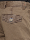 Overdyed Gothic Brown Cargo Shorts
