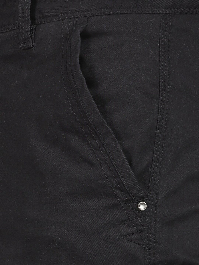Mid Night Navy Solid Cargo Pants
