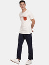 T-Base Men Cotton Lycra Easy Wash Mid-Rise Regular Fit Cargos