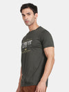 T-Base Typography Printed Relaxed Fit Cotton T-Shirt