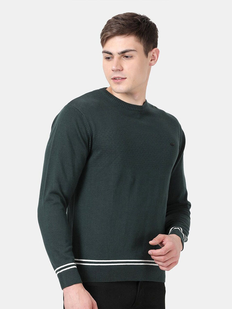 T-Base Round Neck Cotton Pullover Sweaters