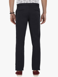 T-Base Men Navy Blue Core Chino Trousers