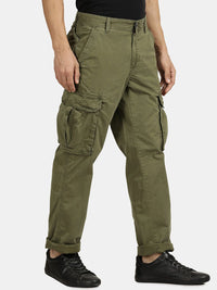 T-Base Men Mid-Rise Cargos Trousers