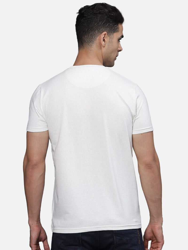 T-Base Men Typography Printed T-Shirt