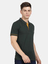 T-Base Men Cotton Polo Collar T-Shirt