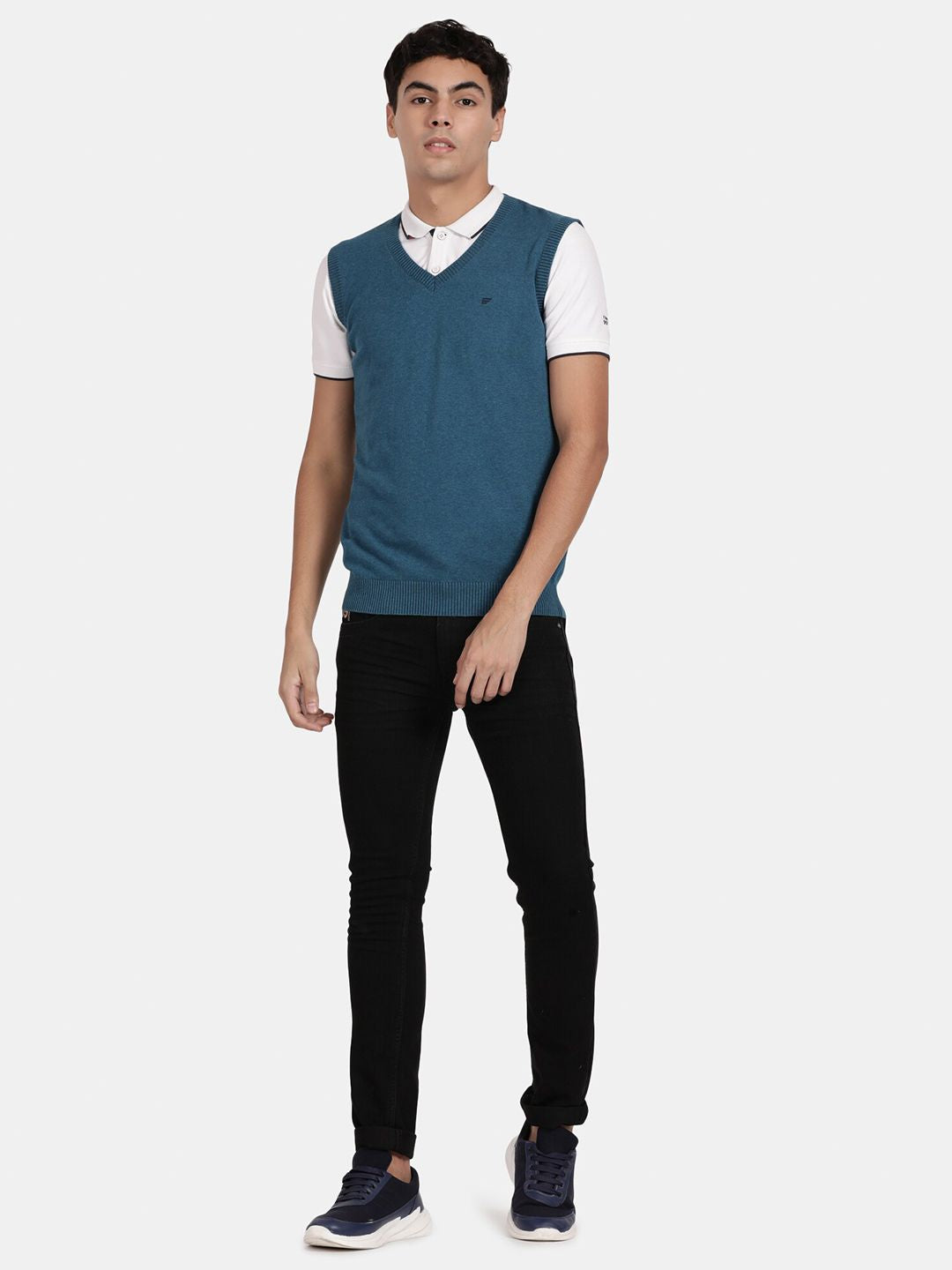 T-Base Men Cotton Sweater Vest