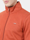 T-Base Men Orange Sweatshirt