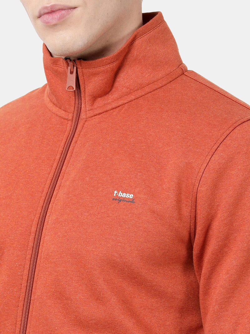 T-Base Men Orange Sweatshirt