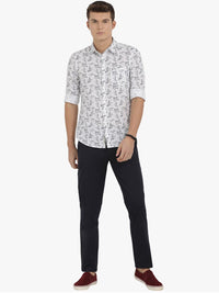 T-Base Men Navy Blue Core Chino Trousers