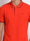 HALF SLEEVE POLO COLLAR T-SHIRT