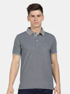 T-Base Men Polo Collar T-Shirt