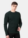 T-Base Men Green Pullover
