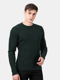 T-Base Men Green Pullover