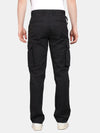 Mid Night Navy Solid Cargo Pants