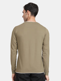 T-Base Round Neck Cotton Relaxed Fit T-Shirt