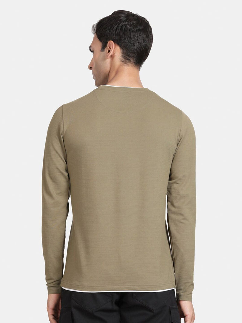 T-Base Round Neck Cotton Relaxed Fit T-Shirt