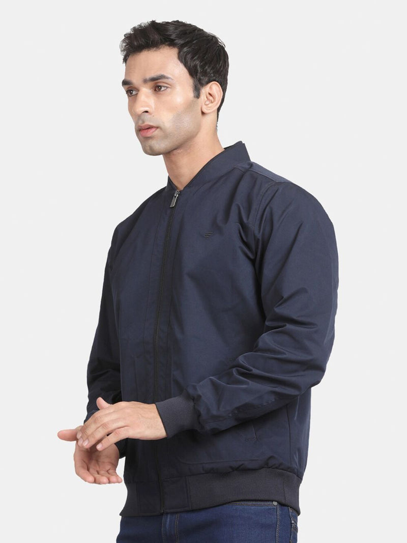 Mandarin Collar Lightweight Bomber Jacket