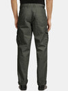 T-Base Men Mid Rise Pure Cotton Cargos Trousers