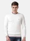 T-Base Men Off White Pullover