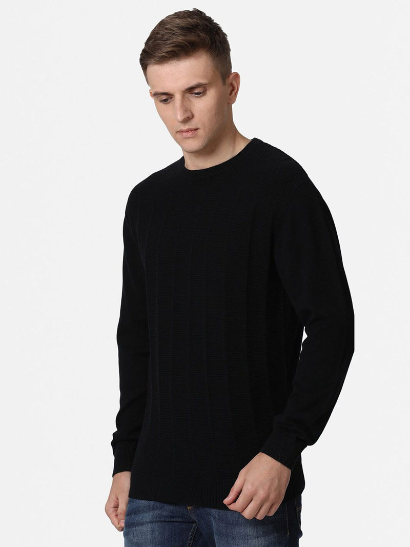 T-Base Men Black Pullover