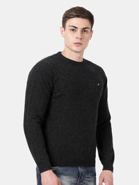 T-Base Round Neck Woollen Pullover Sweater