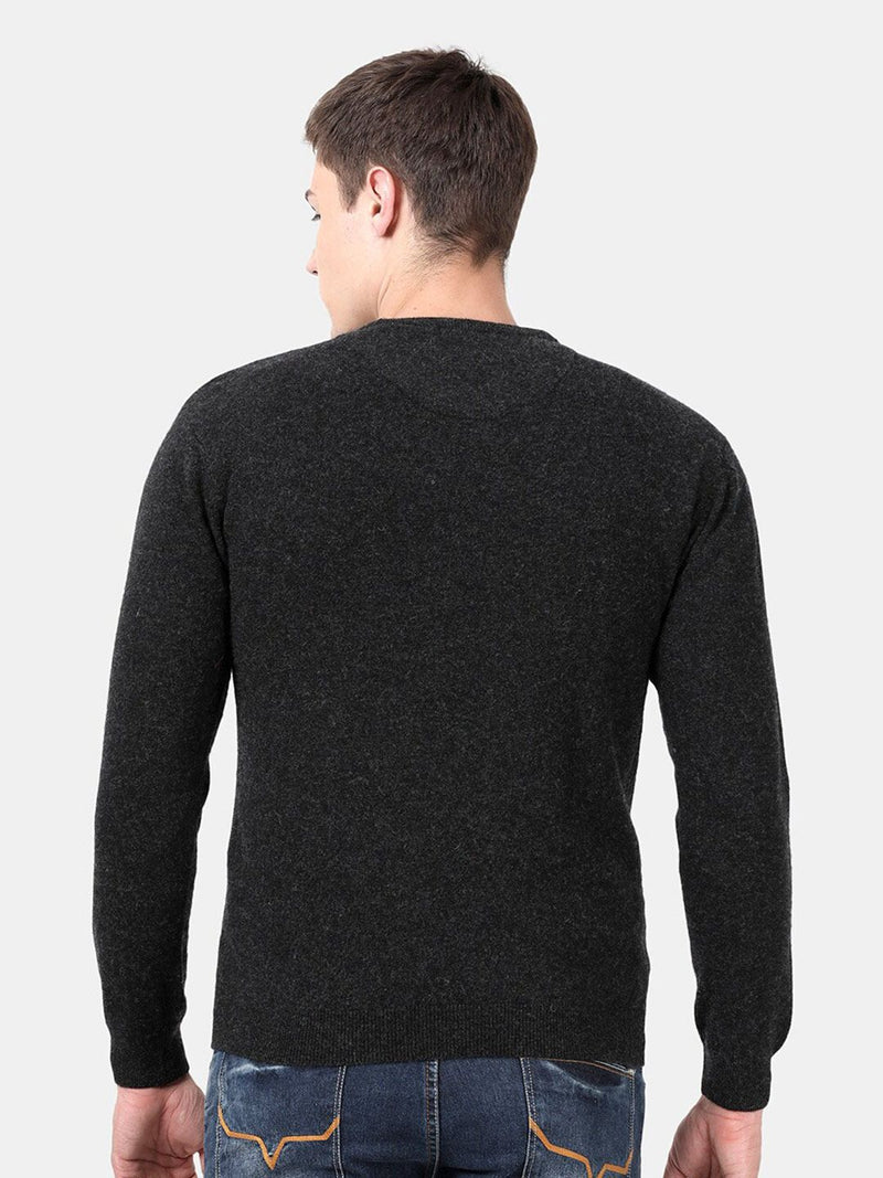 T-Base Round Neck Woollen Pullover Sweater
