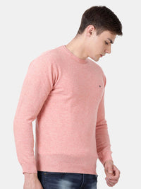 T-Base Round Neck Long Sleeves Woollen Pullover Sweater