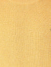 T-Base Men Yellow Solid Cotton Pullover