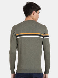 T-Base Round Neck Cotton Pullover Sweater