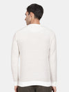T-Base Ribbed Round Neck Cotton Pullover Sweaters