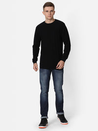 T-Base Men Black Pullover