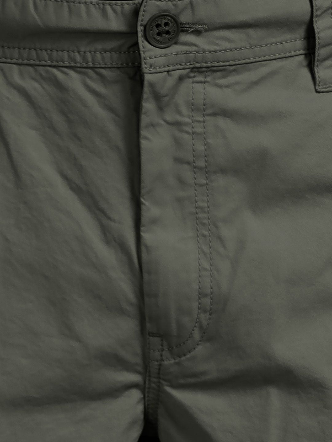T-Base Men Mid Rise Pure Cotton Cargos Trousers