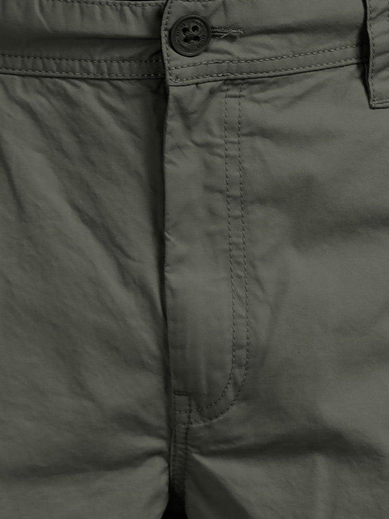 T-Base Men Mid Rise Pure Cotton Cargos Trousers