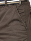 T-Base Men Olive Green Easy Wash Cargos Trousers