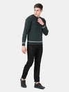 T-Base Round Neck Cotton Pullover Sweaters